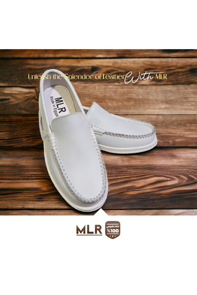 MLR Original Natural Leather Shoe White Handmade Pure Sole