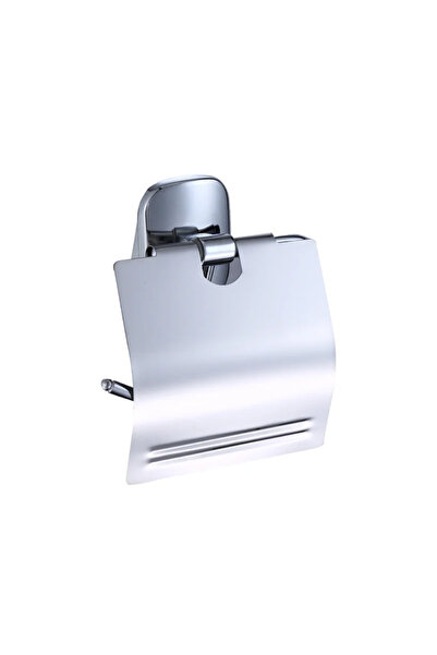 OEM Ica toilet paper holder, metal, fixing by drilling, shiny silver