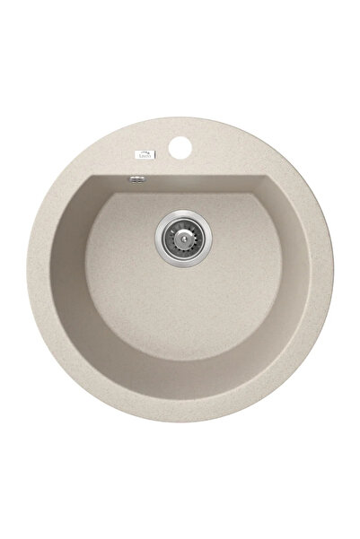 OEM Νιπτήρας κουζίνας Dafne από σύνθετο υλικό, D 51 cm, βάθος λεκάνης 19 cm, ...
