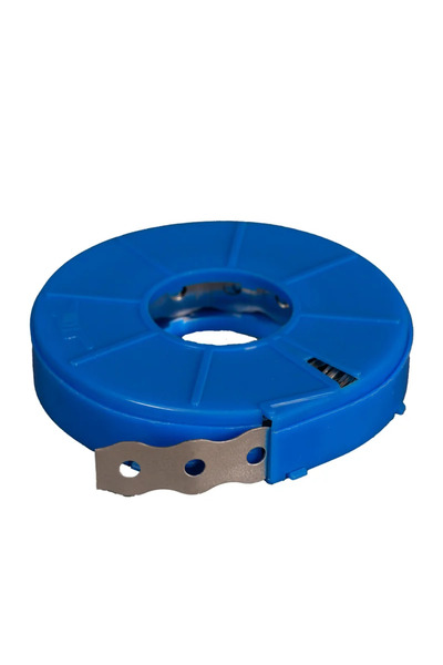 OEM Perforated metal tape 26 mm x 10 m, blue