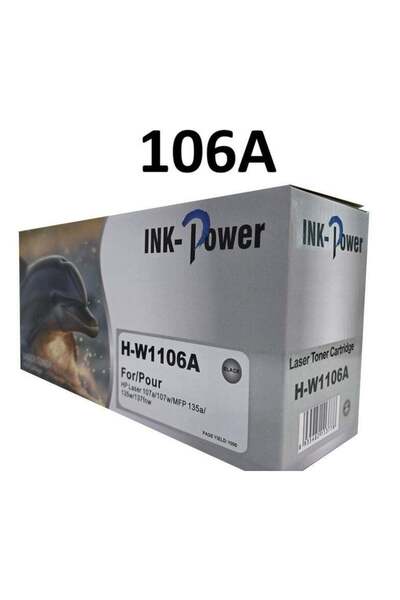 Generic خرطوشة حبر متوافقة من INKPOWER مع حبر HP 106A لطابعة HP Laser MFP 137fwg