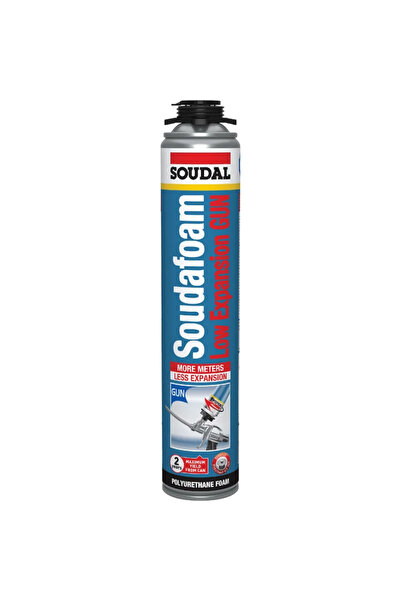 OEM Soudal polyurethane filling foam, gun application, low expansion, 750 ml
