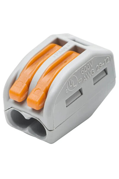 OEM WAGO wire terminal, Lever type output, 2 x 2.5-4 mm², Set of 50 pcs.