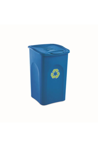 OEM Begreen plastic trash can, opening lid, 50 L, blue