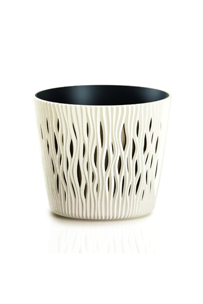 OEM Ghiveci flori Sandy, plastic, Ø16 cm, bej