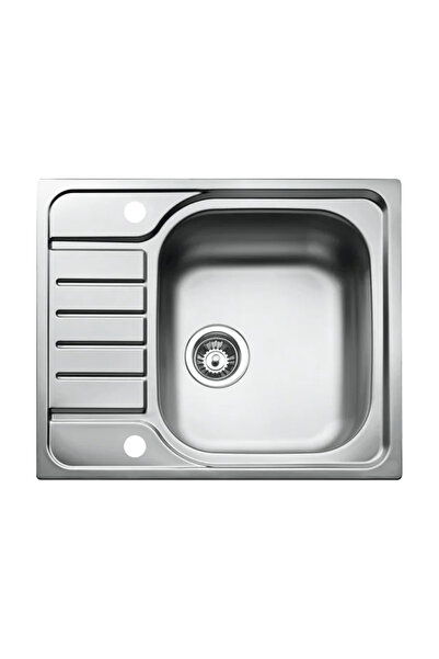 OEM Νιπτήρας κουζίνας από ανοξείδωτο ατσάλι, 58 x 50 cm, βάθος λεκάνης 15 cm,...