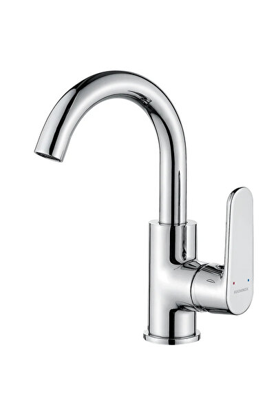 OEM Baterie lavoar Dima, cu pipa in U, monocomanda, crom