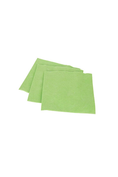 OEM Microfiber dry cloth, York, 35 x 35 centimeters, green, set of 3 pieces