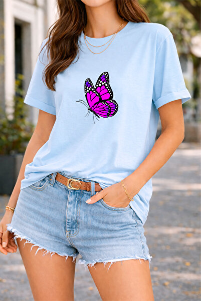 YUNAYT ΓΥΝΑΙΚΕΙΑ ΛΕΠΤΟΜΕΡΗ ΕΚΤΥΠΩΣΗ ΜΕΓΕΘΟΣ ΦΑΡΔΙ ΚΟΜΜΕΝΟ T-SHIRT ΠΟΔΗΛΑΤΟ