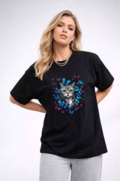 YUNAYT ΓΥΝΑΙΚΕΙΑ ΛΕΠΤΟΜΕΡΗ ΕΚΤΥΠΩΣΗ ΜΕΓΕΘΟΣ ΦΑΡΔΙ ΚΟΜΜΕΝΟ T-SHIRT ΠΟΔΗΛΑΤΟ