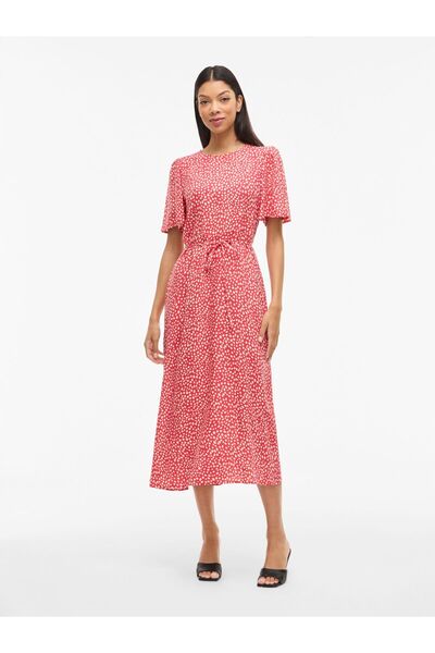 VILA Maxikleid VIGRACE s krátkým rukávem