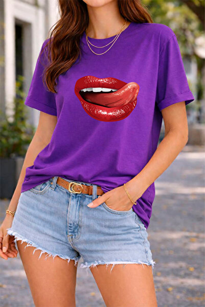 YUNAYT ΓΥΝΑΙΚΕΙΑ ΛΕΠΤΟΜΕΡΗ ΕΚΤΥΠΩΣΗ ΜΕΓΕΘΟΣ ΦΑΡΔΙ ΚΟΜΜΕΝΟ T-SHIRT ΠΟΔΗΛΑΤΟ