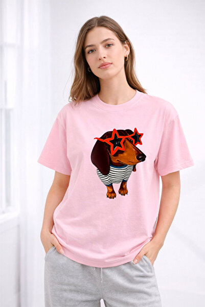 YUNAYT ΓΥΝΑΙΚΕΙΑ ΛΕΠΤΟΜΕΡΗ ΕΚΤΥΠΩΣΗ ΜΕΓΕΘΟΣ ΦΑΡΔΙ ΚΟΜΜΕΝΟ T-SHIRT ΠΟΔΗΛΑΤΟ