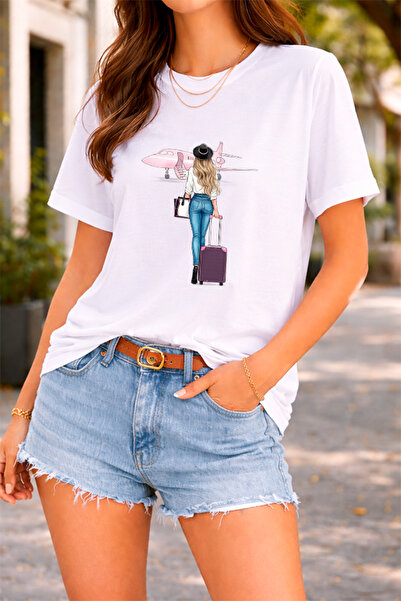 YUNAYT ΓΥΝΑΙΚΕΙΑ ΛΕΠΤΟΜΕΡΗ ΕΚΤΥΠΩΣΗ ΜΕΓΕΘΟΣ ΦΑΡΔΙ ΚΟΜΜΕΝΟ T-SHIRT ΠΟΔΗΛΑΤΟ