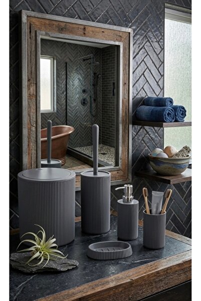 Line Gri Antrasit 5’li Banyo Seti