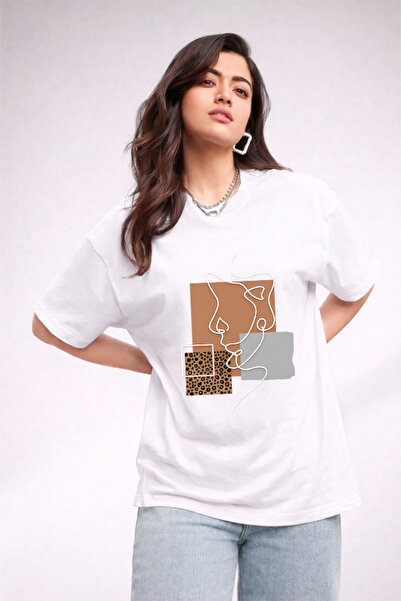 YUNAYT ΓΥΝΑΙΚΕΙΑ ΛΕΠΤΟΜΕΡΗ ΕΚΤΥΠΩΣΗ ΜΕΓΕΘΟΣ ΦΑΡΔΙ ΚΟΜΜΕΝΟ T-SHIRT ΠΟΔΗΛΑΤΟ