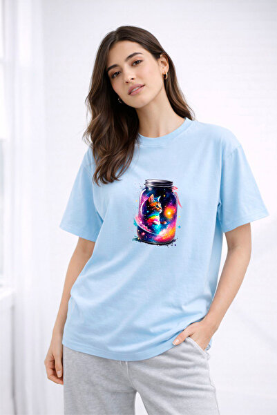 YUNAYT ΓΥΝΑΙΚΕΙΑ ΛΕΠΤΟΜΕΡΗ ΕΚΤΥΠΩΣΗ ΜΕΓΕΘΟΣ ΦΑΡΔΙ ΚΟΜΜΕΝΟ T-SHIRT ΠΟΔΗΛΑΤΟ