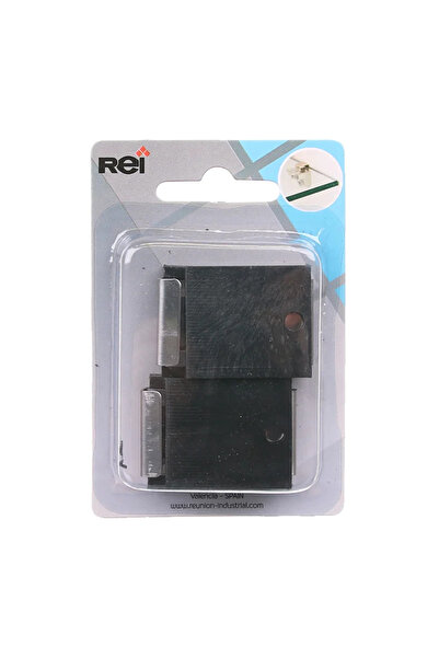 OEM Βάση καθρέφτη Rei, ABS, ματ ανοξείδωτο ατσάλι, μέγιστο 5 kg (σετ 4 τεμαχίων)