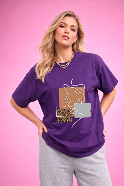 YUNAYT ΓΥΝΑΙΚΕΙΑ ΛΕΠΤΟΜΕΡΗ ΕΚΤΥΠΩΣΗ ΜΕΓΕΘΟΣ ΦΑΡΔΙ ΚΟΜΜΕΝΟ T-SHIRT ΠΟΔΗΛΑΤΟ