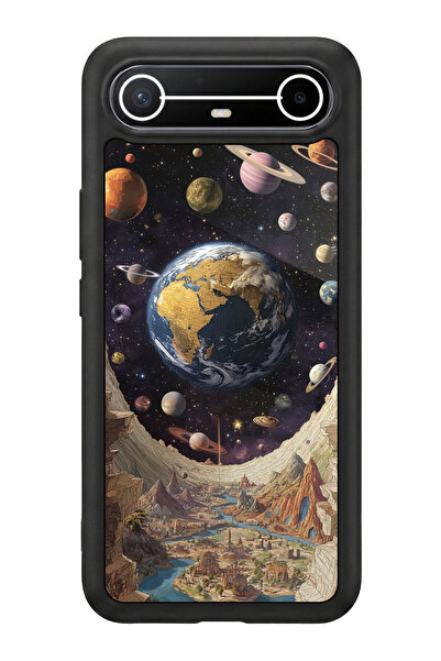 TECNO Spark Slim 5G Uyumlu Uzay Tasarımlı Glossy Premium Kılıf