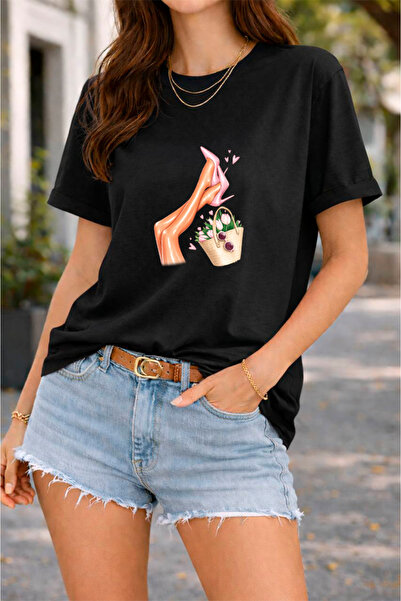 YUNAYT ΓΥΝΑΙΚΕΙΑ ΛΕΠΤΟΜΕΡΗ ΕΚΤΥΠΩΣΗ ΜΕΓΕΘΟΣ ΦΑΡΔΙ ΚΟΜΜΕΝΟ T-SHIRT ΠΟΔΗΛΑΤΟ