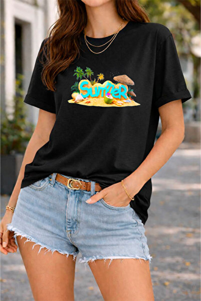 YUNAYT ΓΥΝΑΙΚΕΙΑ ΛΕΠΤΟΜΕΡΗ ΕΚΤΥΠΩΣΗ ΜΕΓΕΘΟΣ ΦΑΡΔΙ ΚΟΜΜΕΝΟ T-SHIRT ΠΟΔΗΛΑΤΟ