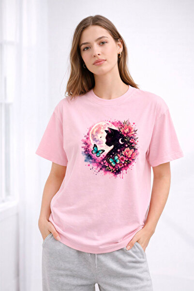 YUNAYT ΓΥΝΑΙΚΕΙΑ ΛΕΠΤΟΜΕΡΗ ΕΚΤΥΠΩΣΗ ΜΕΓΕΘΟΣ ΦΑΡΔΙ ΚΟΜΜΕΝΟ T-SHIRT ΠΟΔΗΛΑΤΟ