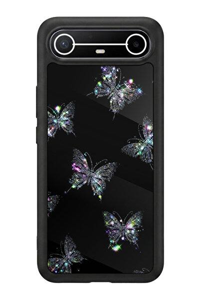 TECNO Spark Slim 5G Uyumlu Kelebek Tasarımlı Glossy Premium Kılıf