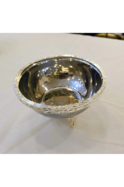 MaviDamla Classic Stand-Up Stainless Steel Bowl 17 cm Silver