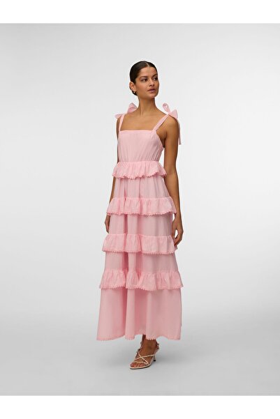 Vero Moda Kleid VMDOLORES Langes Kleid