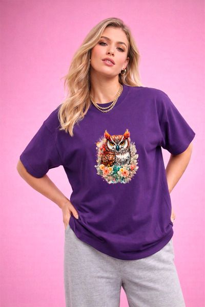 YUNAYT ΓΥΝΑΙΚΕΙΑ ΛΕΠΤΟΜΕΡΗ ΕΚΤΥΠΩΣΗ ΜΕΓΕΘΟΣ ΦΑΡΔΙ ΚΟΜΜΕΝΟ T-SHIRT ΠΟΔΗΛΑΤΟ