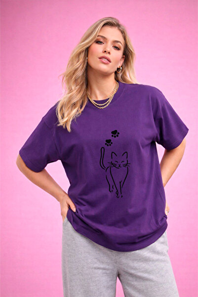 YUNAYT TRICOU CU DETALII IMPRIMATE DE DAMĂ