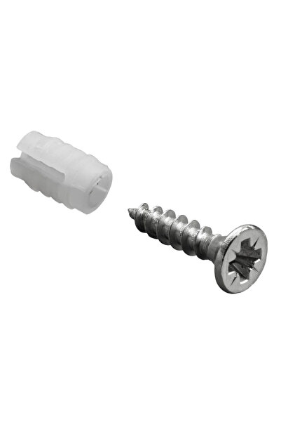 OEM Surub fixare balama, 3.5 x 16 mm, alb (set 40 buc)