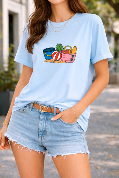 YUNAYT TRICOU CU DETALII IMPRIMATE DE DAMĂ