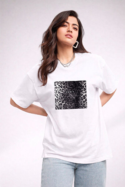 YUNAYT ΓΥΝΑΙΚΕΙΑ ΛΕΠΤΟΜΕΡΗ ΕΚΤΥΠΩΣΗ ΜΕΓΕΘΟΣ ΦΑΡΔΙ ΚΟΜΜΕΝΟ T-SHIRT ΠΟΔΗΛΑΤΟ