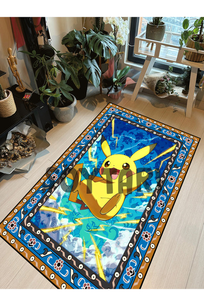 Pokemon Pikachu Etnik Halı