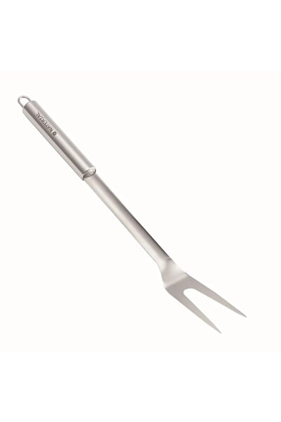 Naterial Furculita pentru gratar Naterial, otel inoxidabil, 350 mm