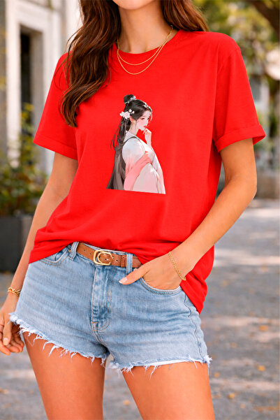 YUNAYT ΓΥΝΑΙΚΕΙΑ ΛΕΠΤΟΜΕΡΗ ΕΚΤΥΠΩΣΗ ΜΕΓΕΘΟΣ ΦΑΡΔΙ ΚΟΜΜΕΝΟ T-SHIRT ΠΟΔΗΛΑΤΟ