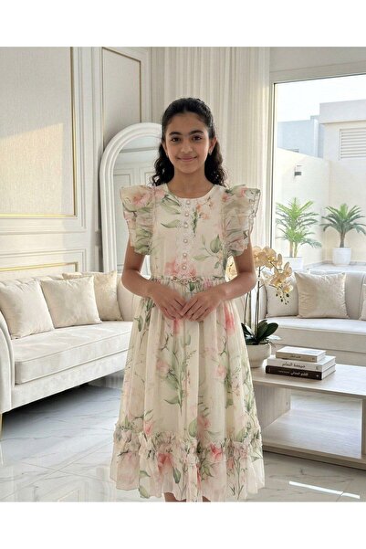 alqarat The "Organza Blooms" Summer Dress