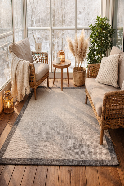 halıcı erkan Doğal Sisal Halı Kaymaz Taban Modern Balkon Mutfak Antre Salon D...