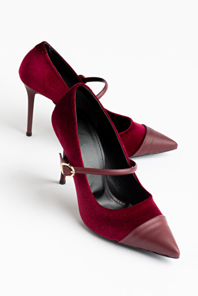 ELEVAM Velvet Luxe Γυναικεία Παπούτσια Βραδινού Φορέματος Παπούτσι με τακούνι...
