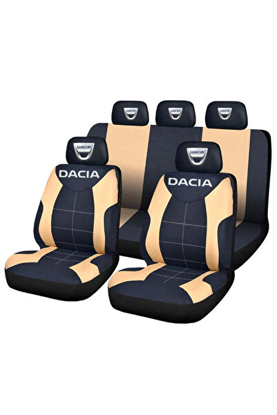 Autohelix MSA Set huse universale pentru scaune compatibile cu Dacia – Negru/...
