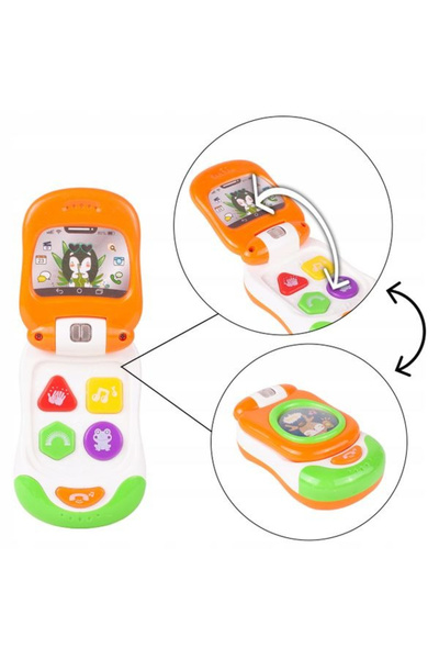 MalPlay Jucărie interactivă pentru telefon, sunete și melodii diferite, porto...