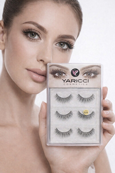 ROWENAROSE 3lü Set İpek Tamka Kirpik Seti 029 No