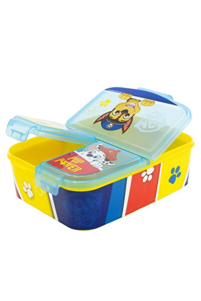 PAW PATROL Cutie sandwich XL cu mai multe compartimente, roșie
