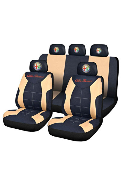 Autohelix MSA Set huse universale pentru scaune compatibile cu Alfa Romeo – N...