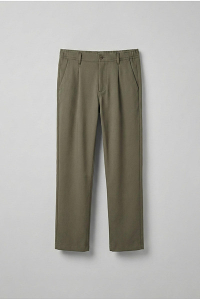 XPUPPETWEAR Παντελόνι από ύφασμα με λεπτομέρεια πέλος και φαρδιά γραμμή