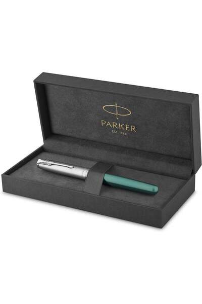 Parker قلم حبر سونيت إسينشالز - طلاء أخضر لامع مع حواف من البلاديوم-10075