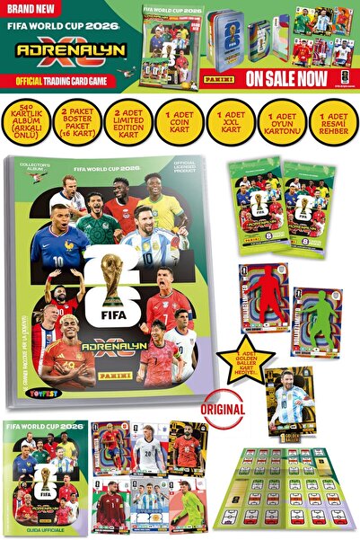 TOYFEST World Cup 2026 Panini Adrenalyn XL Collectible Card Album Magazine St...
