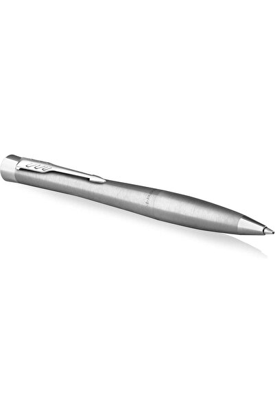 Parker قلم حبر جاف من أوربان مترو مع علبة هدايا مزينة بالكروم، معدني-3811